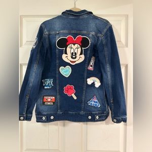 Custom Disney Patch Denim Jacket